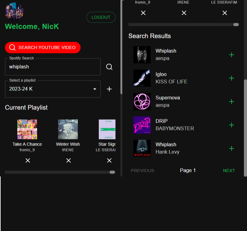 YouTube to Spotify